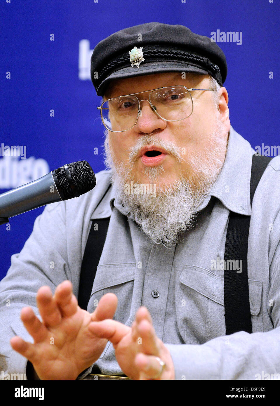 R.R. Martin book signing at Indigo Manulife Centre for his newest book 