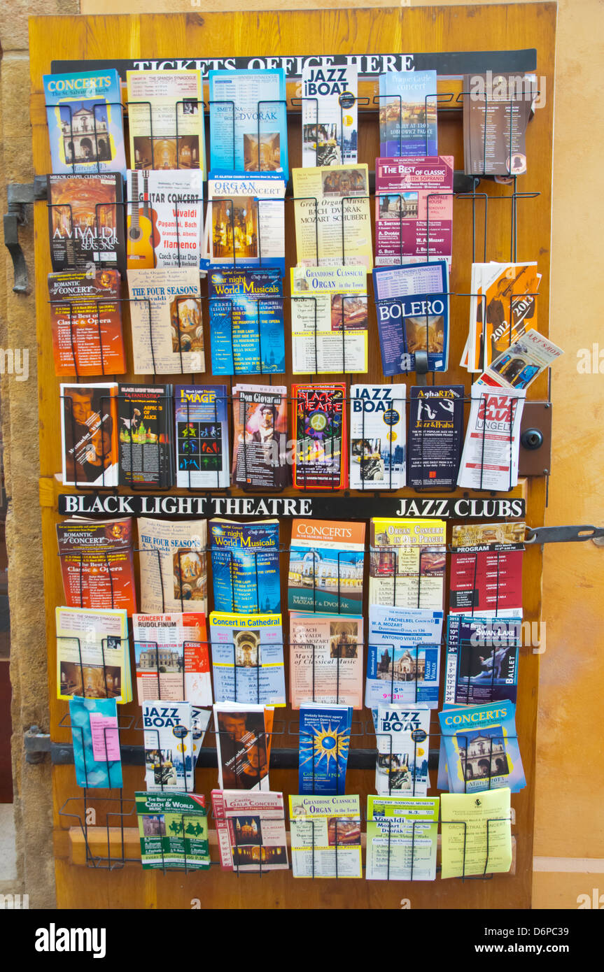concert brochures