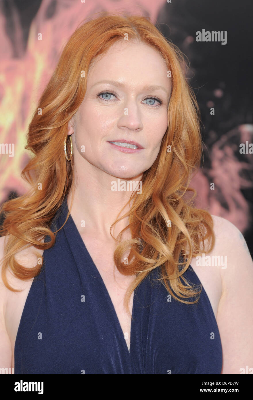 Paula Malcomson World Premiere of 'The Hunger Games' held at Nokia