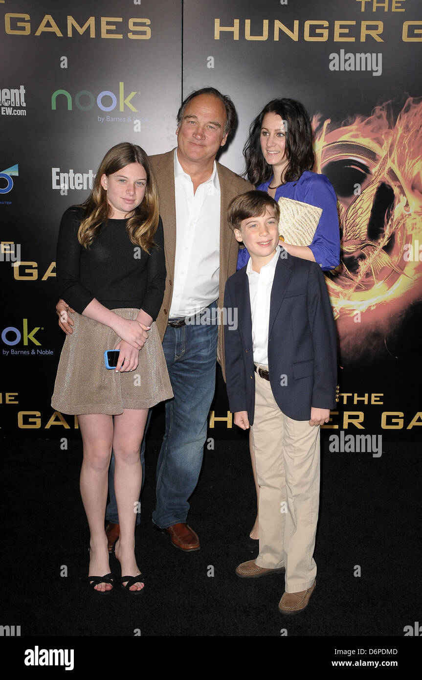 Jim Belushi and family World Premiere of 'THE HUNGER GAMES' held at ...