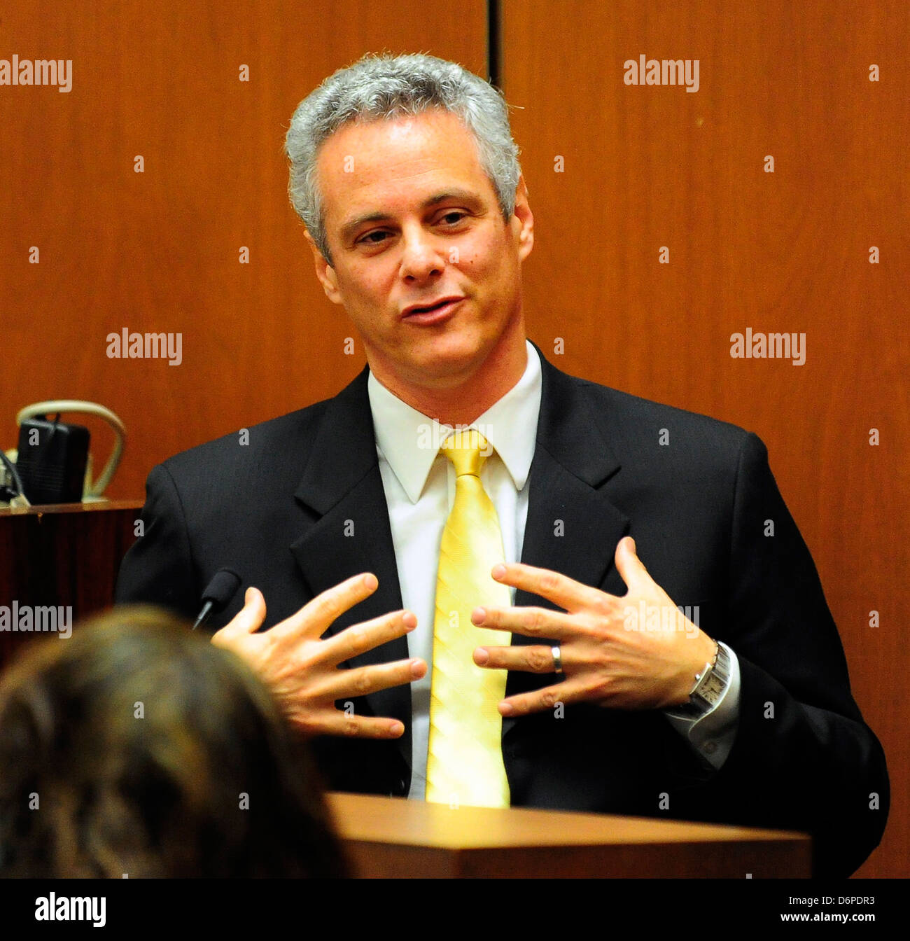 Dr. Alon Steinberg gestures on the witness stand during Dr. Conrad ...