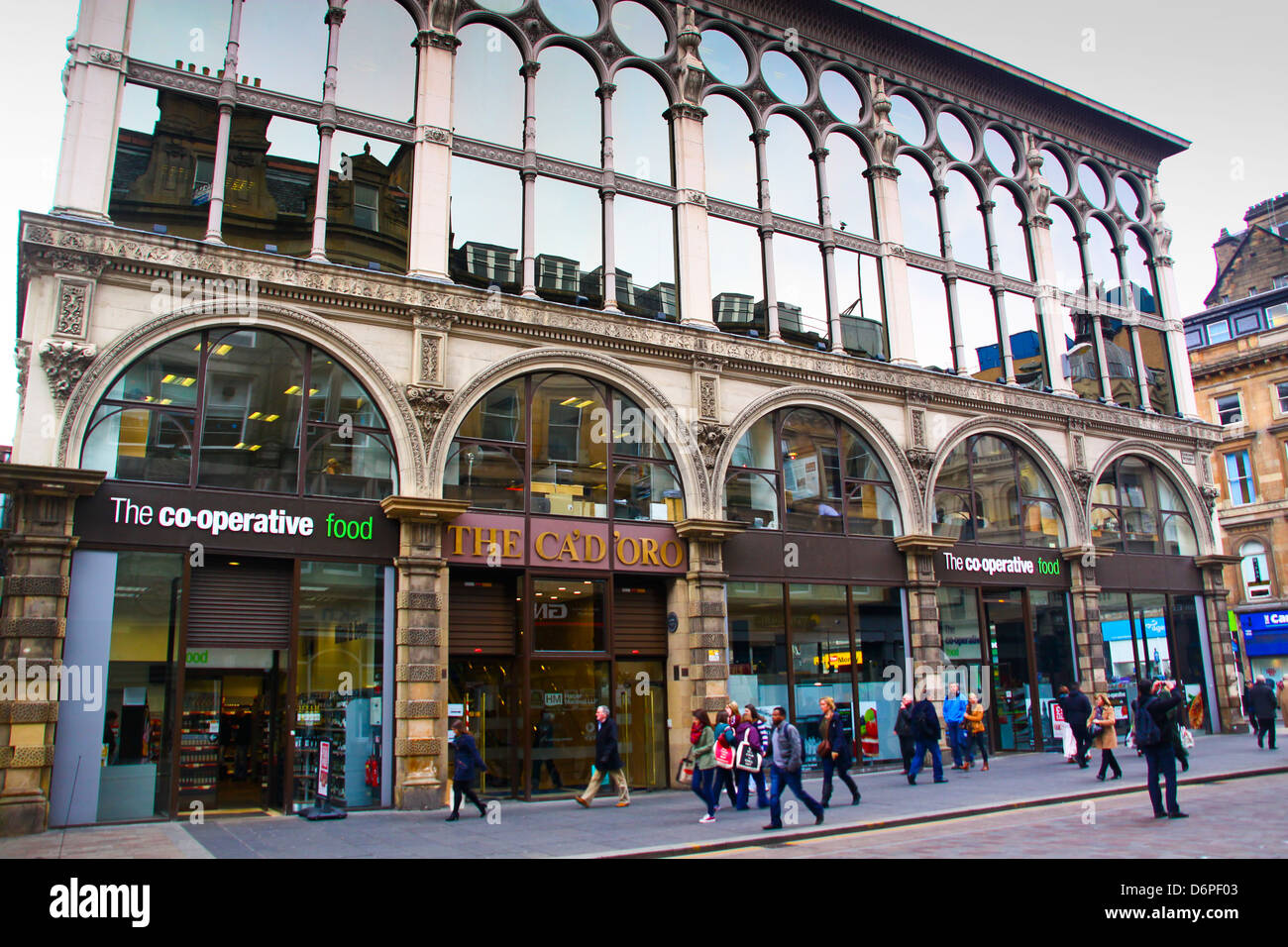 The Ca'D'Oro building Gordon Street Glasgow Stock Photo Alamy