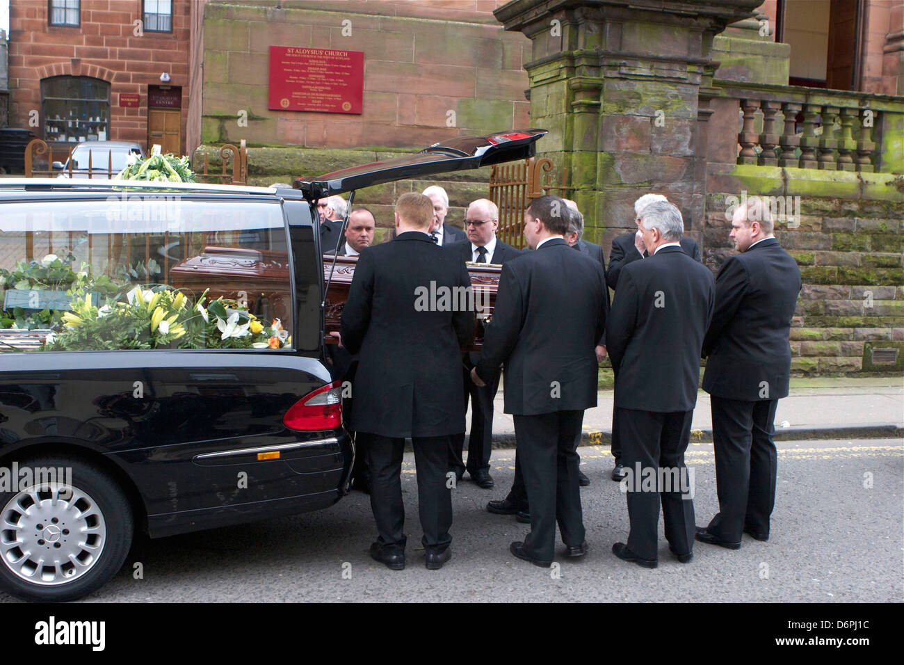 Neil lennon the funeral of paul mcbride qc hi-res stock photography and ...