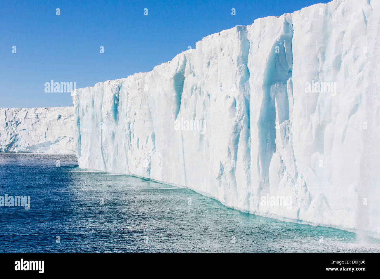 Austfonna ice cap, Nordaustlandet, Svalbard, Norway, Scandinavia, Europe Stock Photo
