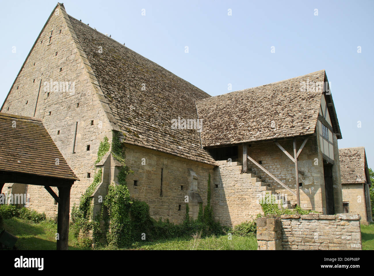 Manorial Barn  NT Bredon Worcestershire England UK Stock Photo