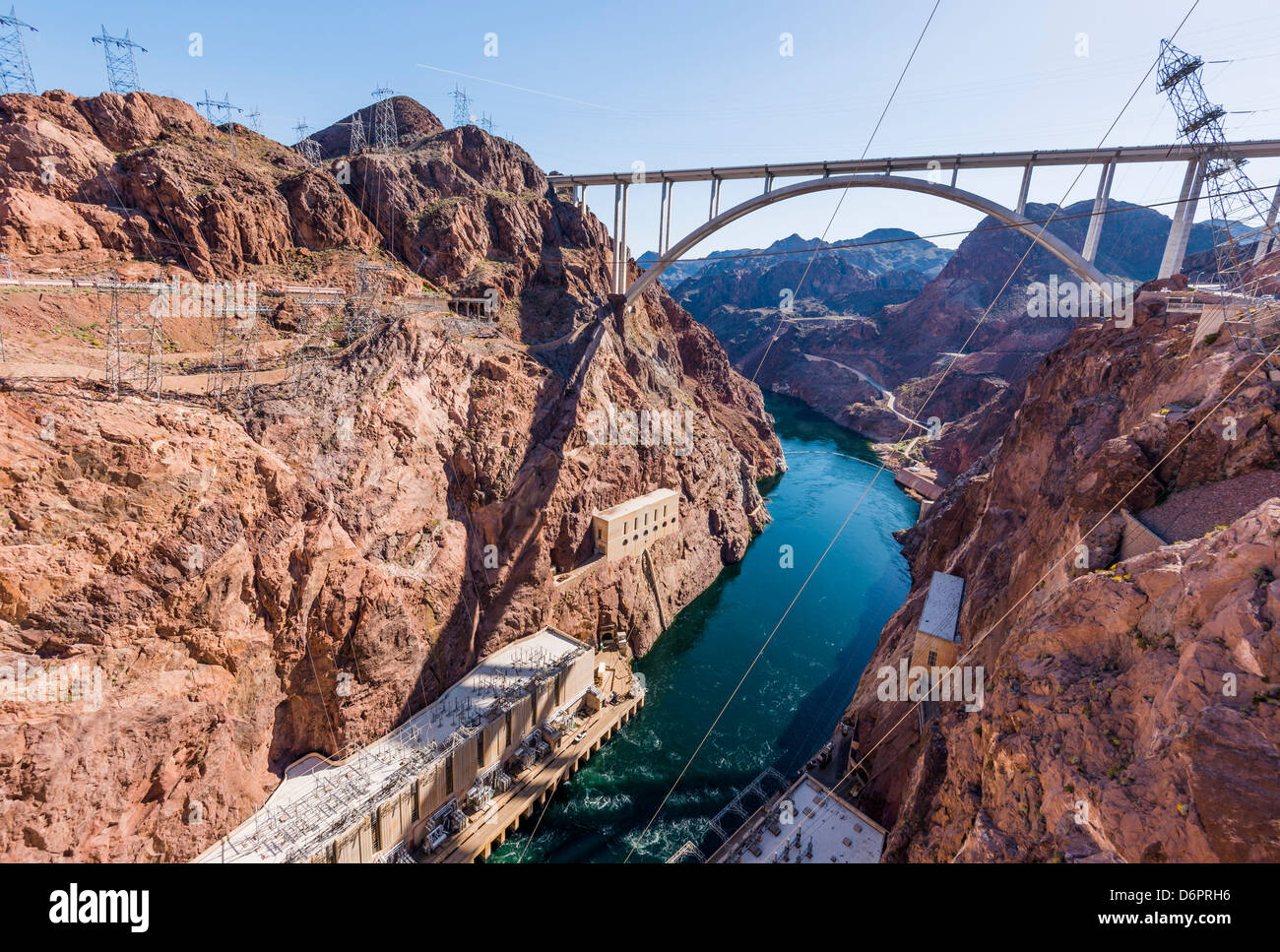 Mike O'Callaghan–Pat Tillman Memorial Bridge Stock Photo - Alamy