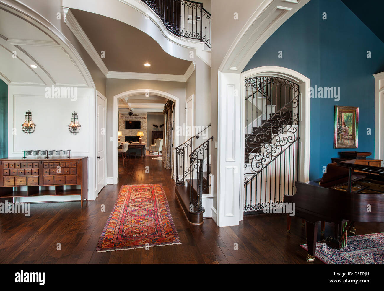 private residence interior exterior real estate custom home interior ...