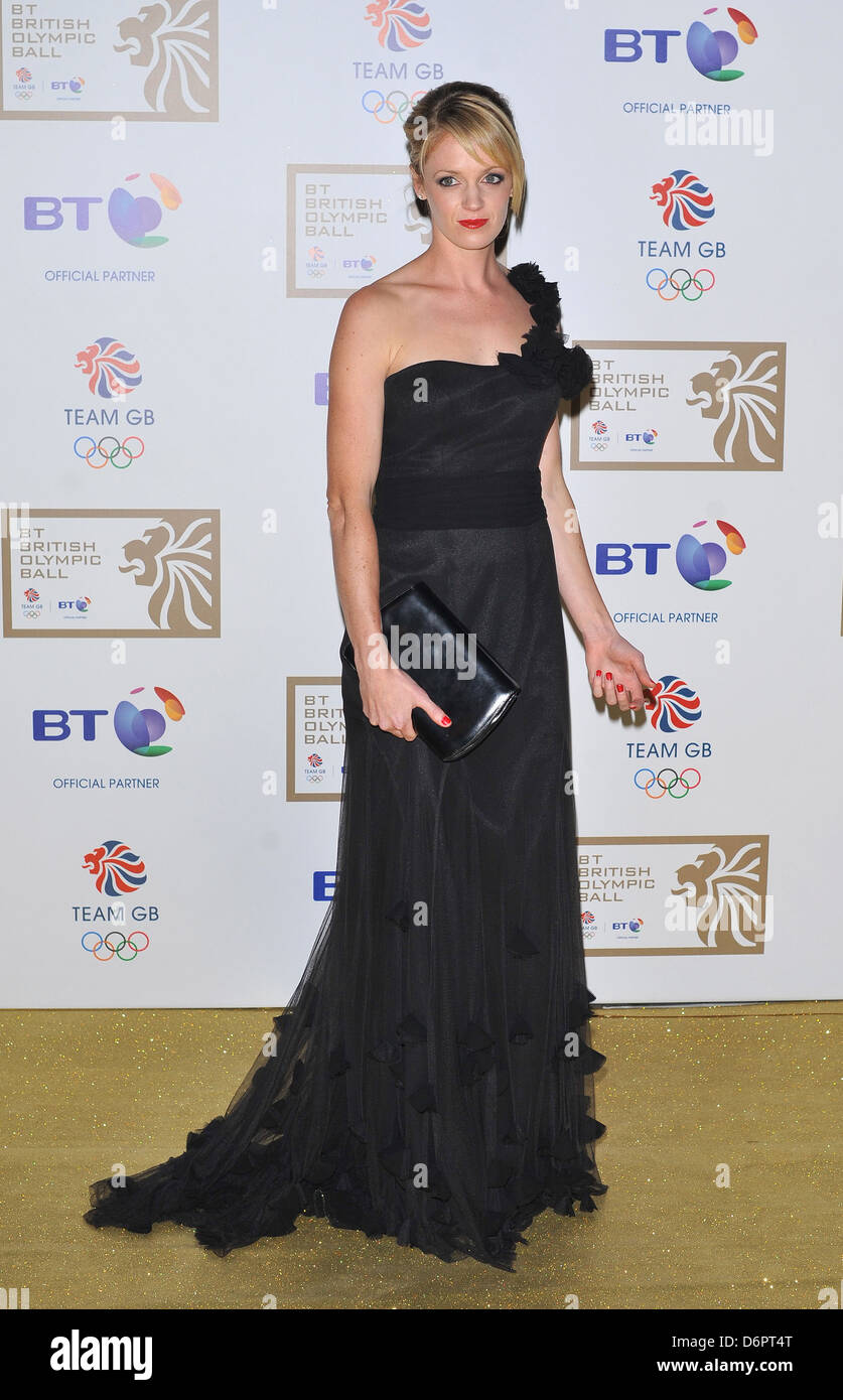 Katy Livingston BT Olympic Ball held at Olympia Arrivals. London