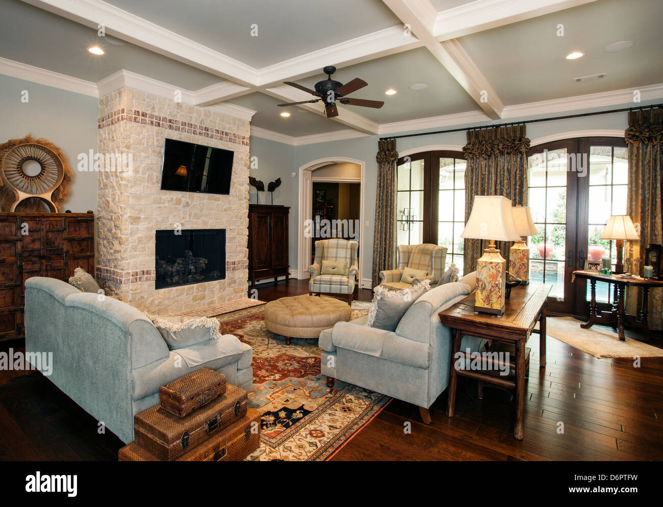private residence interior exterior real estate custom home interior ...