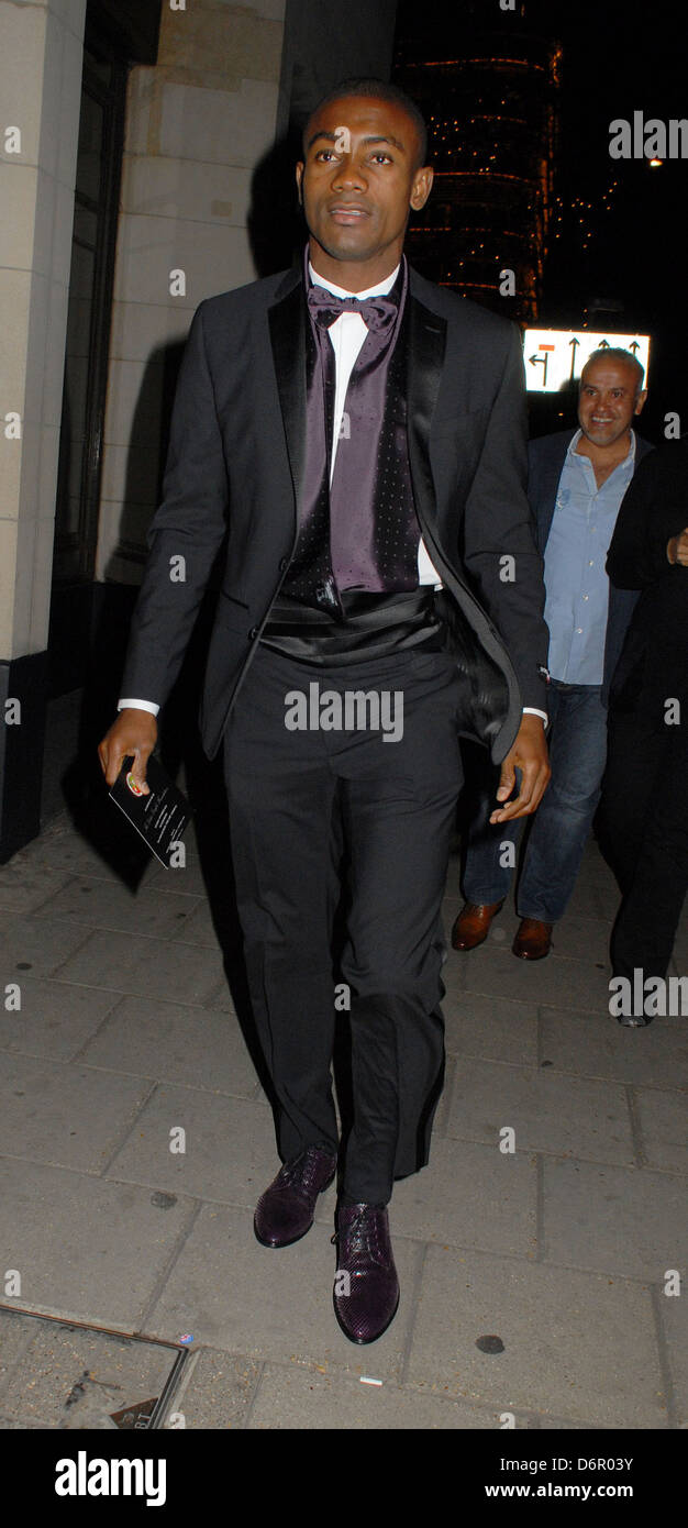 Salomon Kalou The Didier Drogba Foundation Charity Ball held at The Dorchester - Outside Arrivals London, England - 10.03.12 Stock Photo