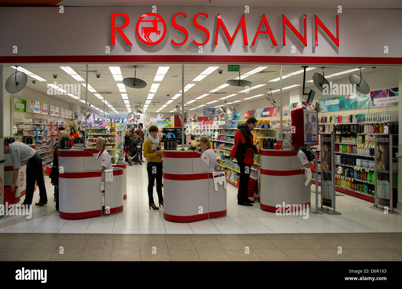 Wroclaw, Poland, a subsidiary of German drugstore chain Rossmann Stock  Photo - Alamy