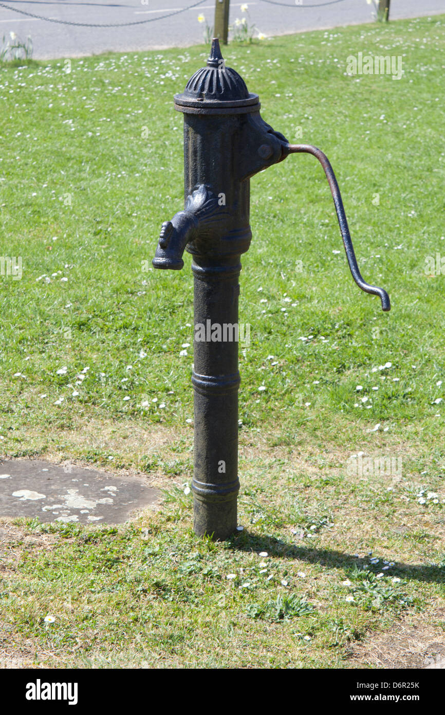 village water pump Stock Photo Alamy