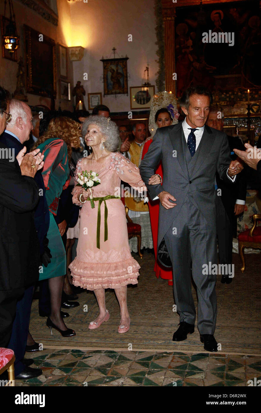 Cayetana Fitz-James Stuart, Alfonso Diez The wedding of Cayetana Fitz