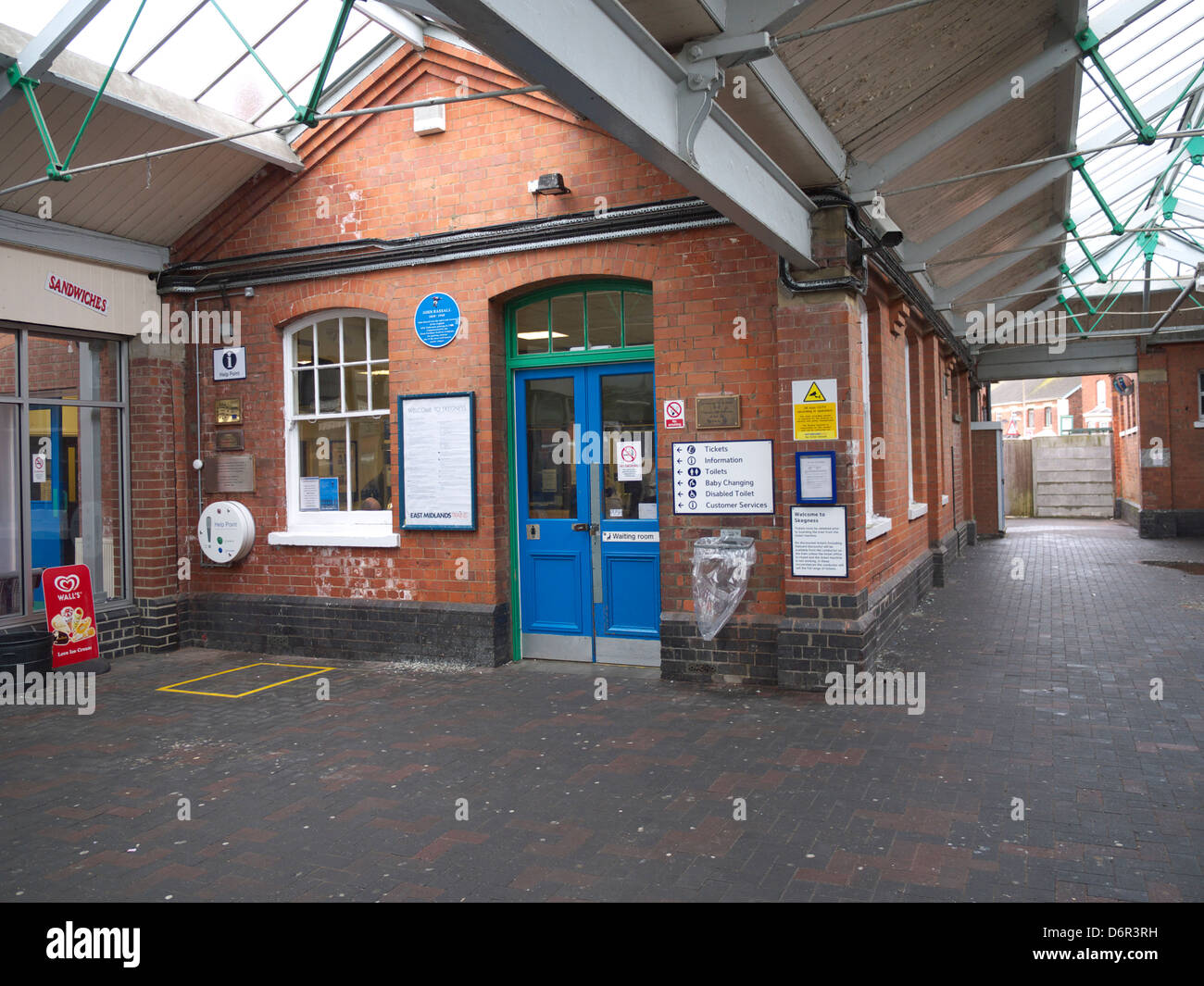 Skegness railway station January 2011 Stock Photo Alamy