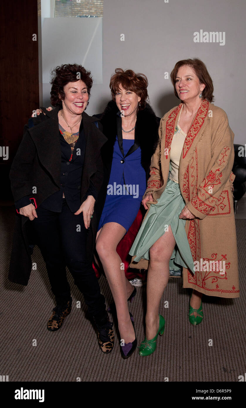 Ruby Wax, Kathy Lette & Diana Quick The WIE (Women: Inspiration and Enterprise) symposium the Hospital Club - Inside London, Stock Photo