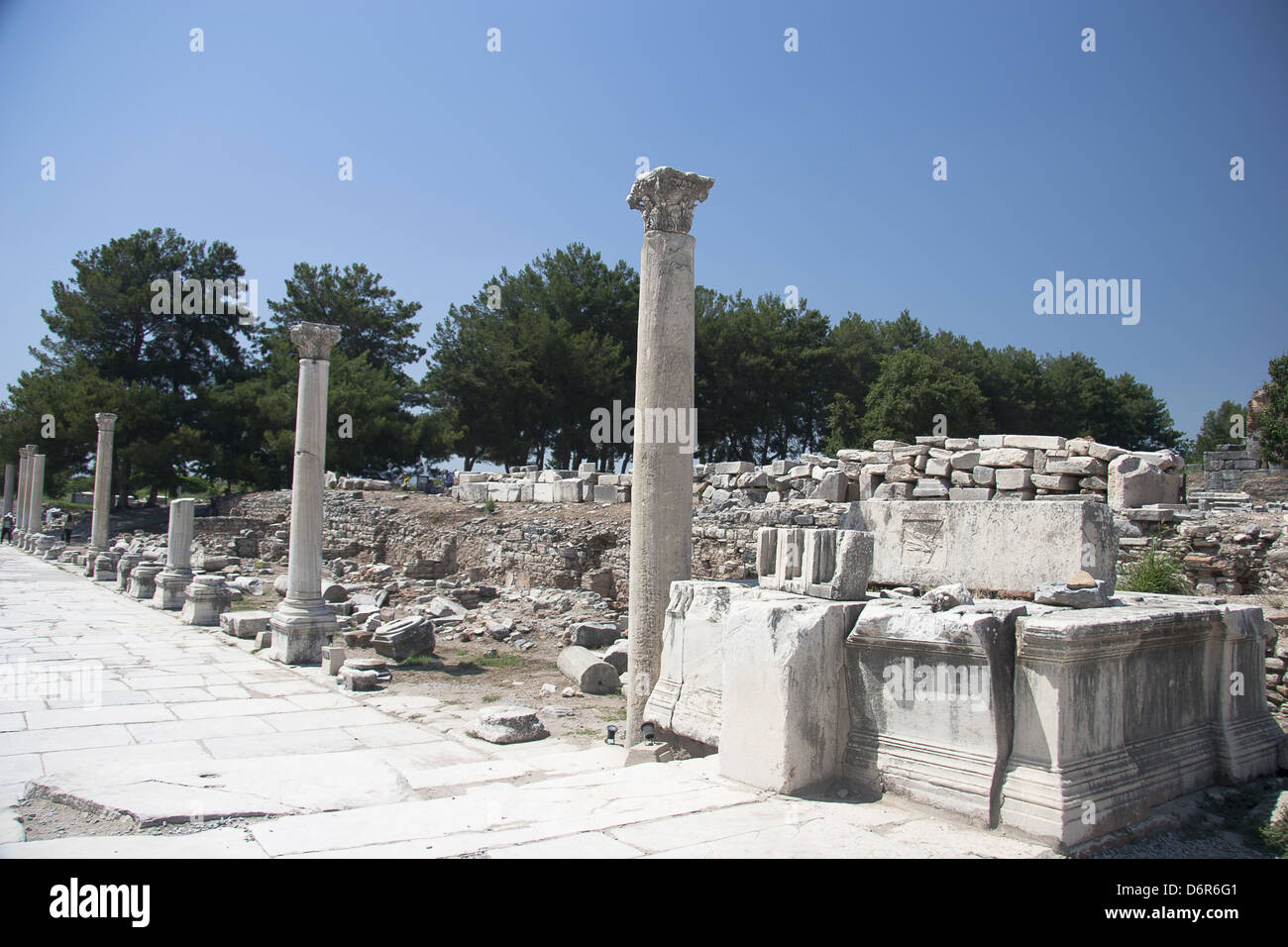 Old Town of Ephesus. Turkey Stock Photo