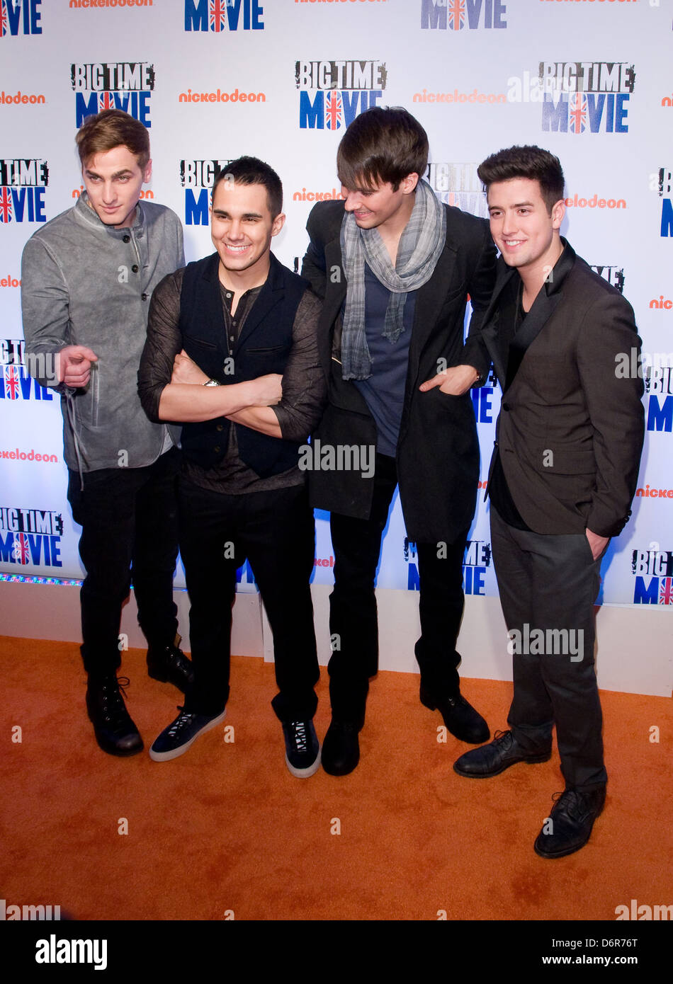 Big Time Rush 'Big Time Movie' New York Premiere at 583 Park Avenue -  Arrivals New York City, California - 08.03.12 Stock Photo - Alamy