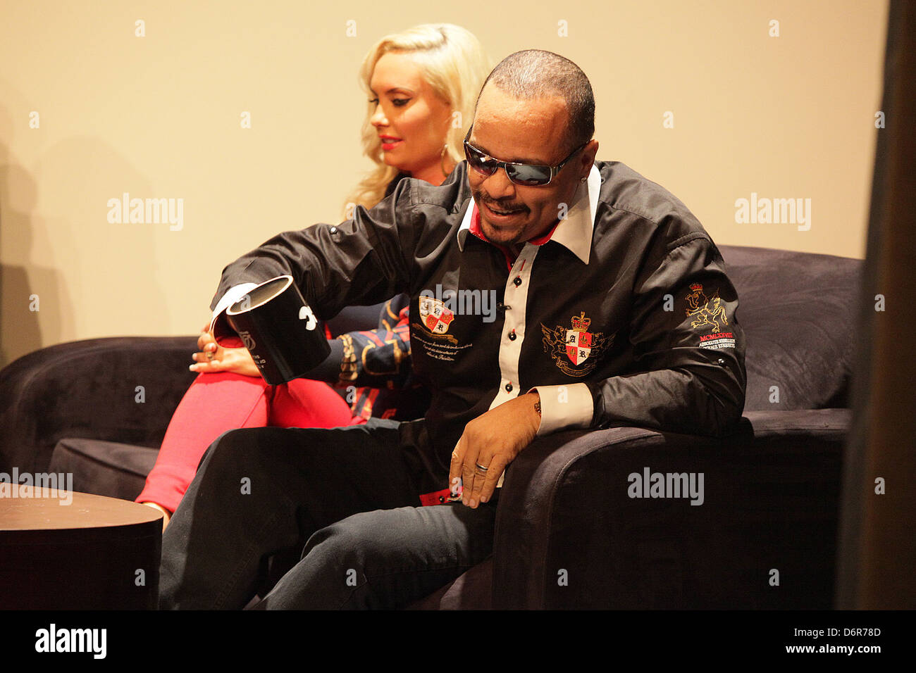 Coco Austin and IceT aka Tracy Marrow IFC's 'Onion News Network