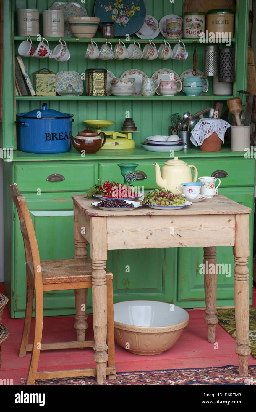 old fashioned kitchen dresser Large Vintage kitchen dresser