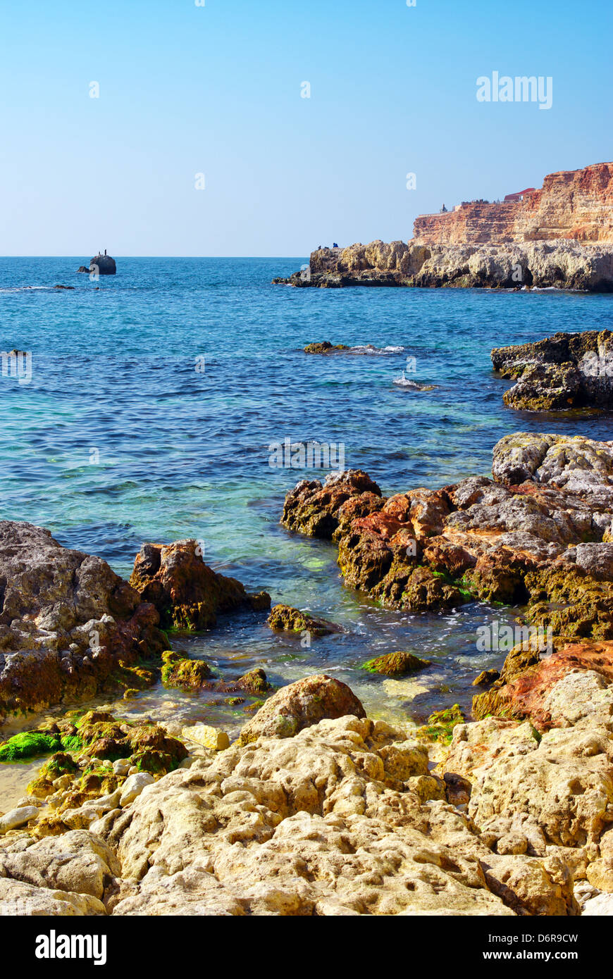 Sea and rocks. Beautiful composition Stock Photo - Alamy