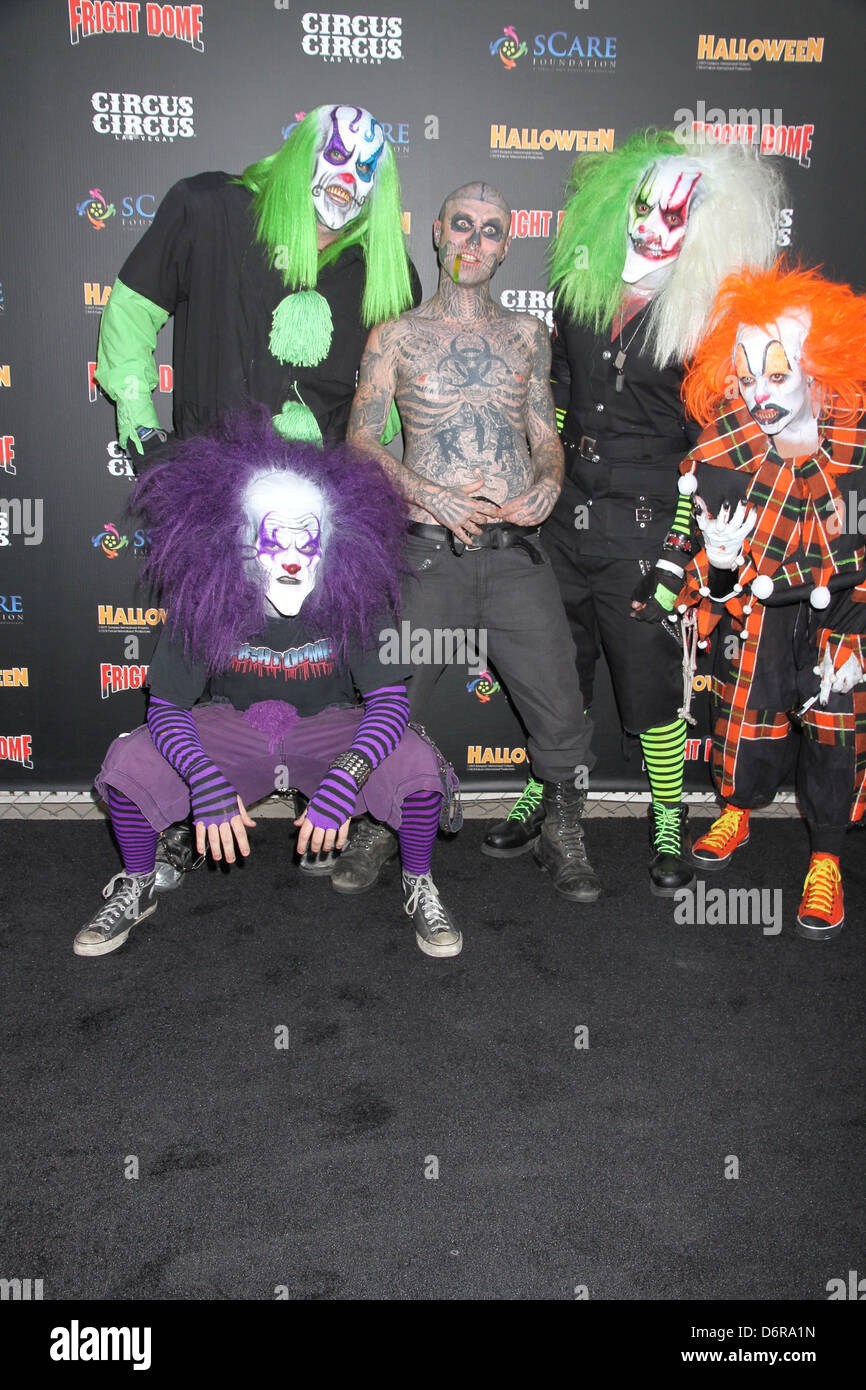 Rick genest fright dome kicks off hires stock photography and images