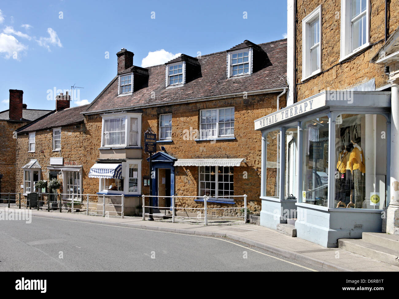 Castle Cary town Somerset Stock Photo Alamy