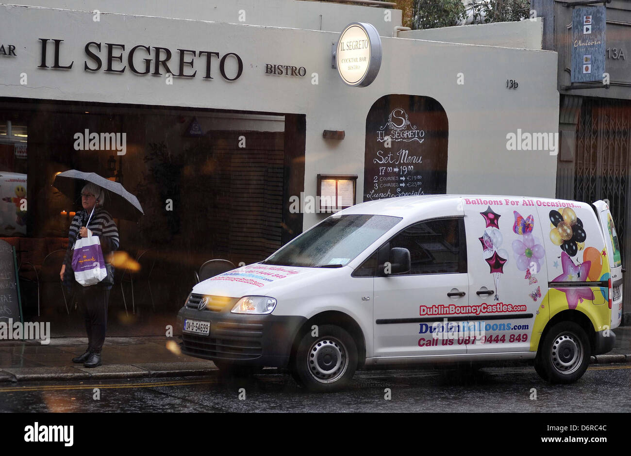 Atmosphere Il Segreto Restaurant, where the party was held Dublin, Ireland - 30.09.11 Stock Photo