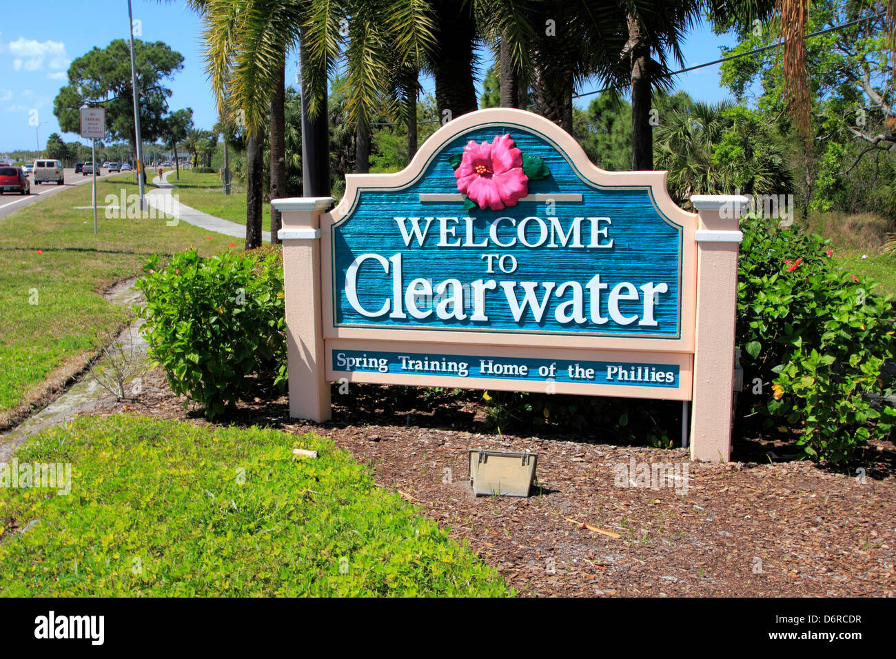 Clearwater beach sign clearwater beach hires stock photography and