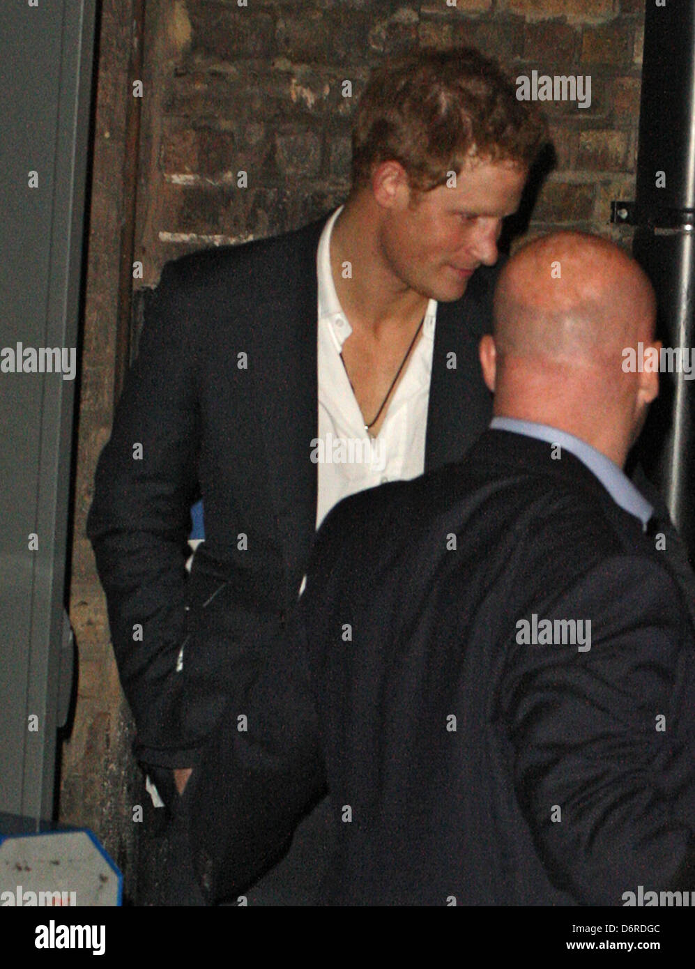 Prince harry leaving arts club hi-res stock photography and images - Alamy
