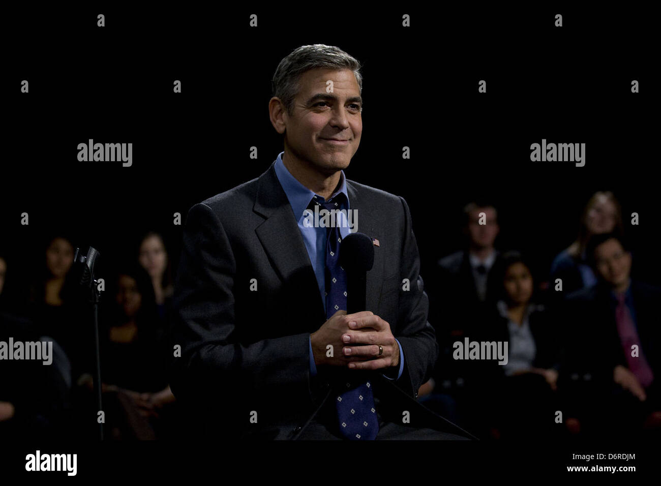 George Clooney appearing in the film 'The Ides of March' 2011 This is a PR photo. WENN does not claim any Copyright or License Stock Photo
