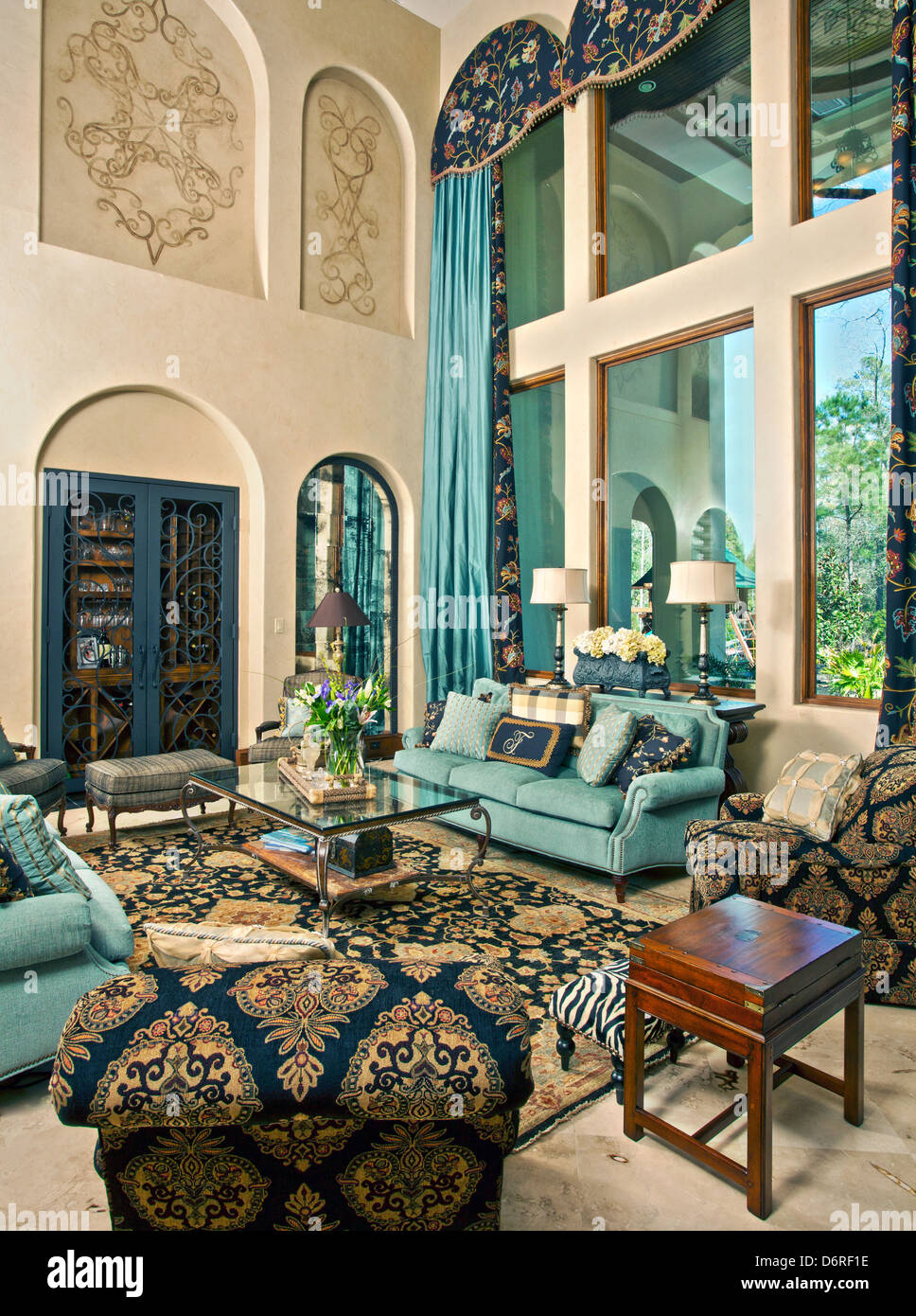 Architecture, interior design, private residence Stock Photo - Alamy