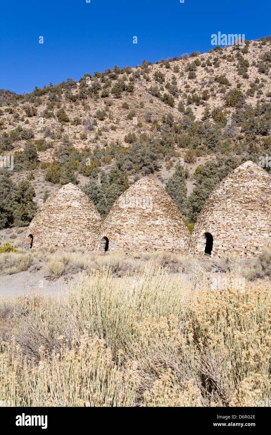 Charcoal Kilns in Death Valley National Park, California, USA, North America Stock Photo
