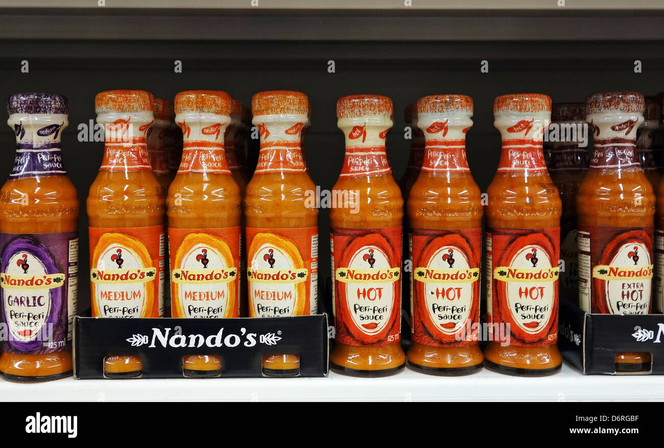 Nandos sauces hires stock photography and images Alamy