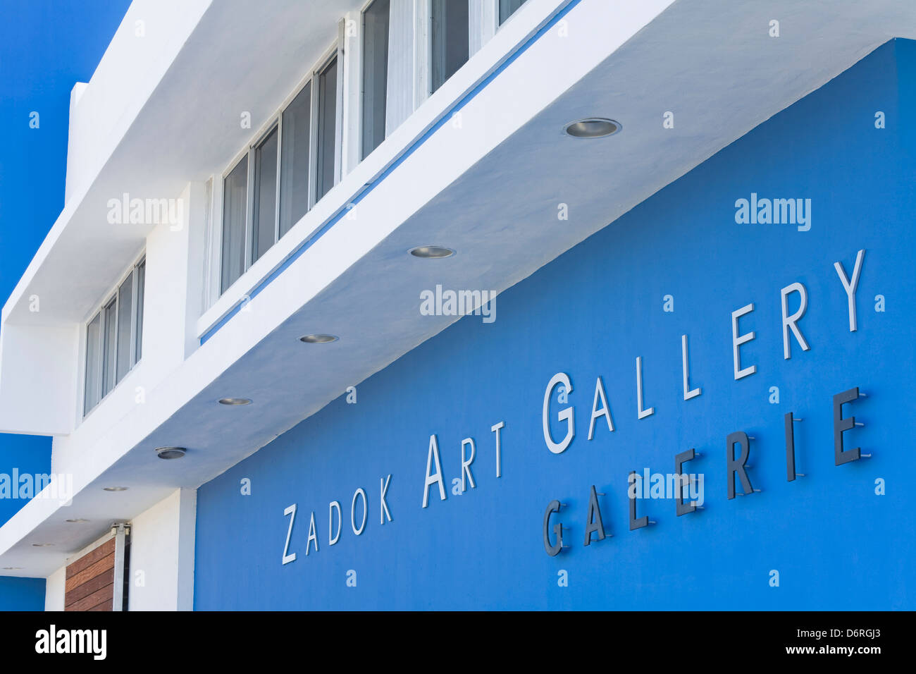 Zadok Gallery in the Wynwood Arts District, Miami, Florida, USA Stock Photo