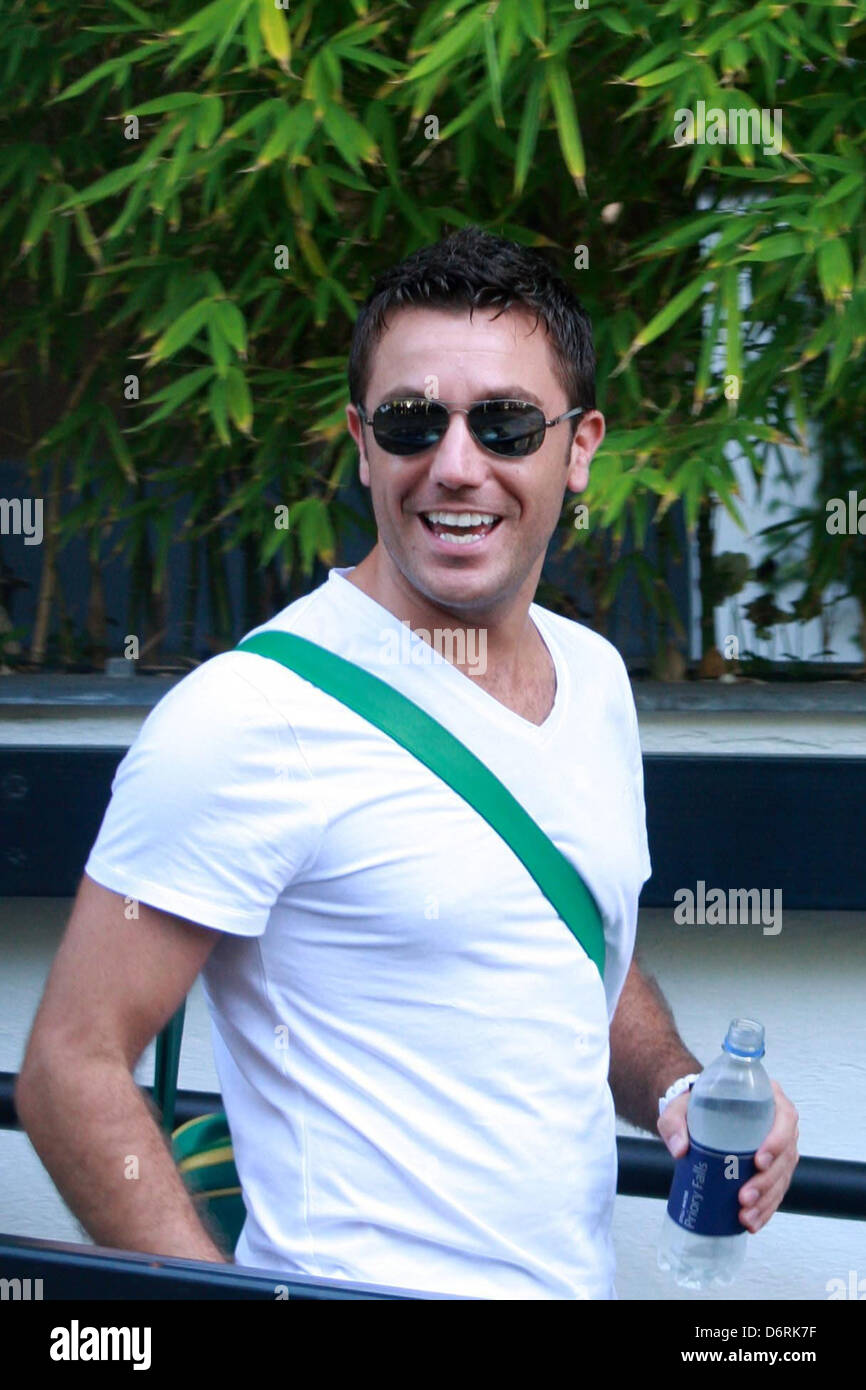 Gino D'Acampo before showing off his Guinness world record certificate ...