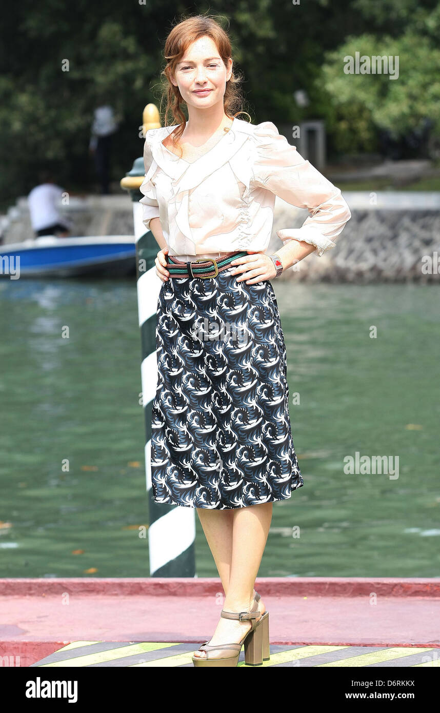 Cristiana Capotondi The 68th Venice Film Festival - Day 3 - Celebrity sightings Venice, Italy - 02.09.11 Stock Photo