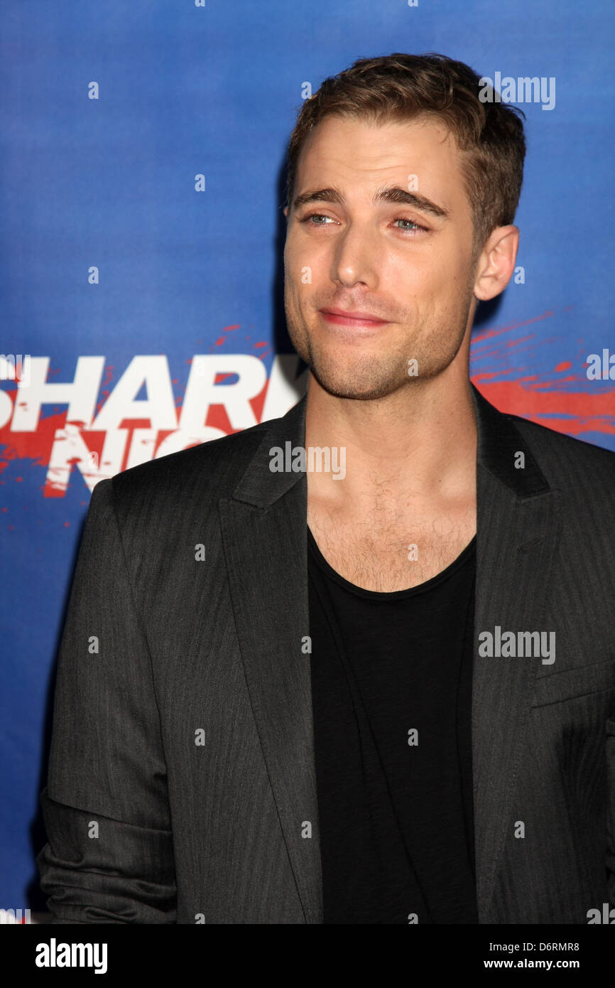 Dustin Milligan Screening of 'Shark Night' at the Universal CityWalk Arrivals Los Angeles