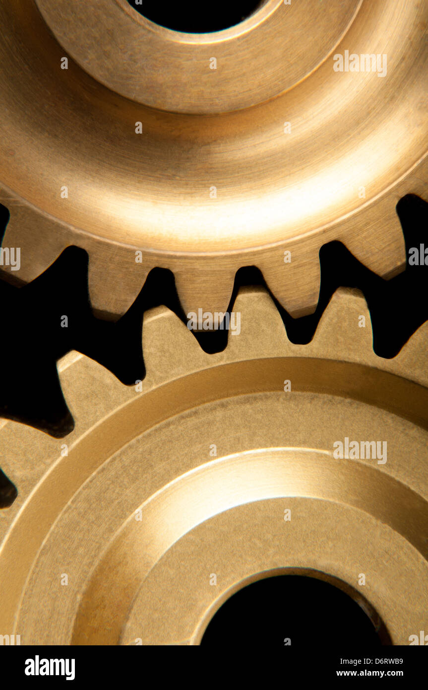 Interconnected cogs hi-res stock photography and images - Alamy