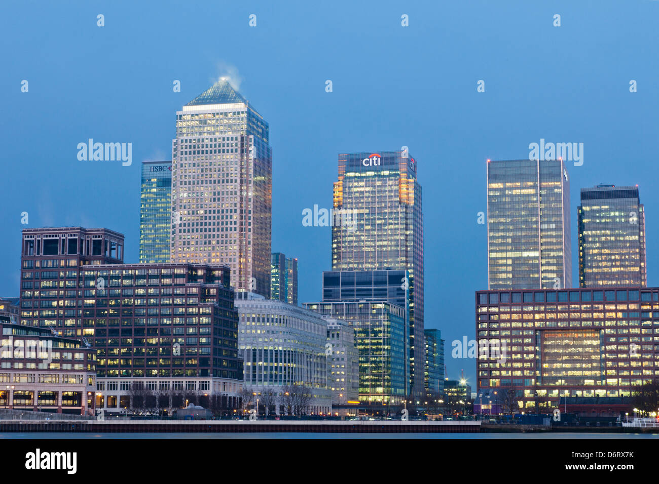 UK, London, Docklands, Canary Wharf Stock Photo - Alamy