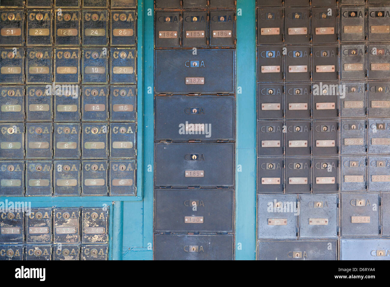 Australia Post office letter boxes Stock Photo Alamy
