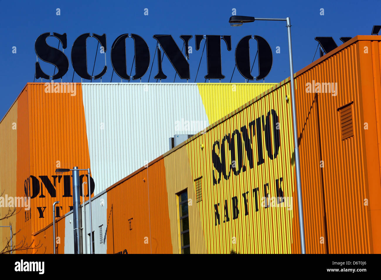 SCONTO Nabytek logo supermarket sign Prague Czech Republic Stock Photo -  Alamy