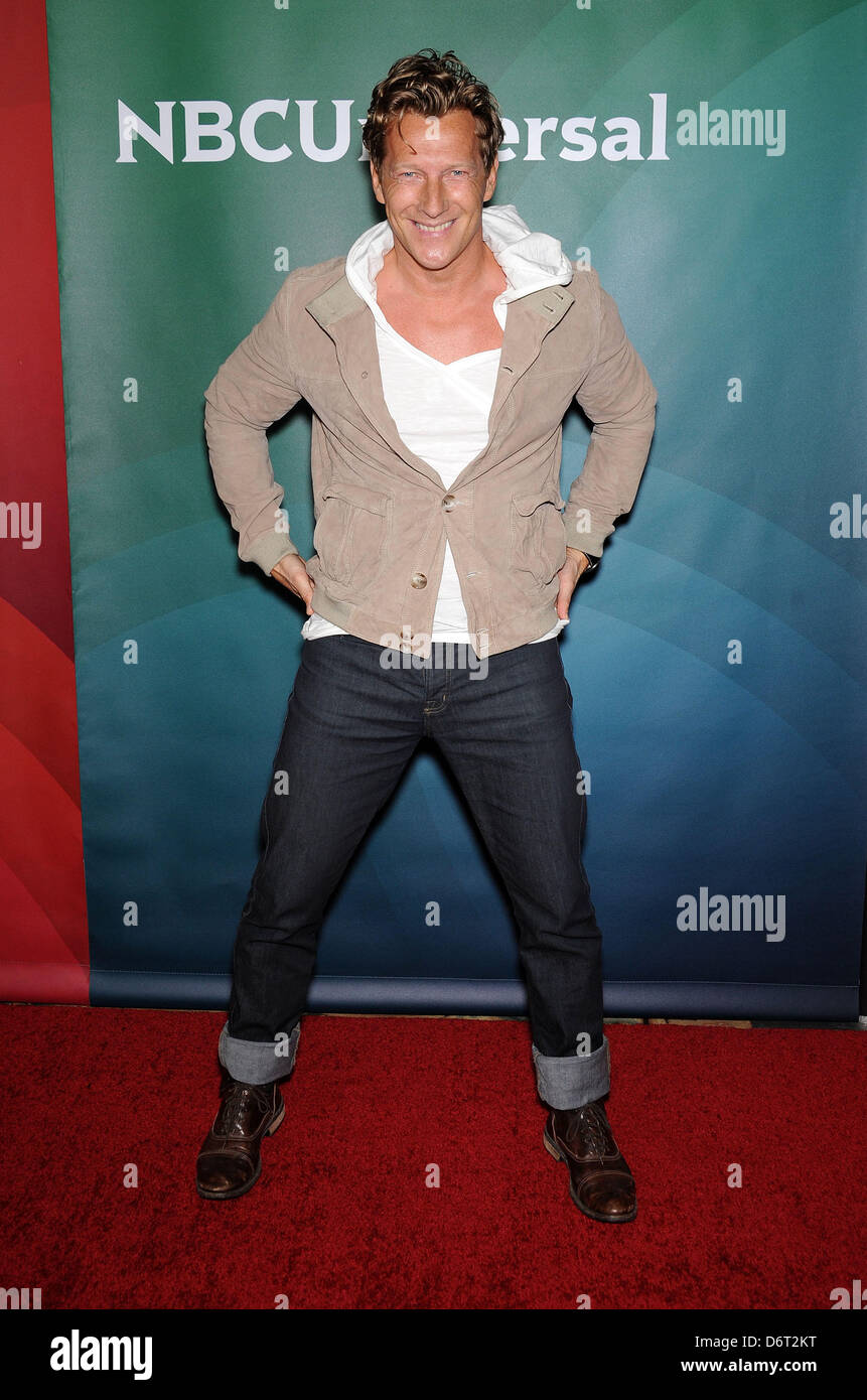 Magnus Scheving With His Wife