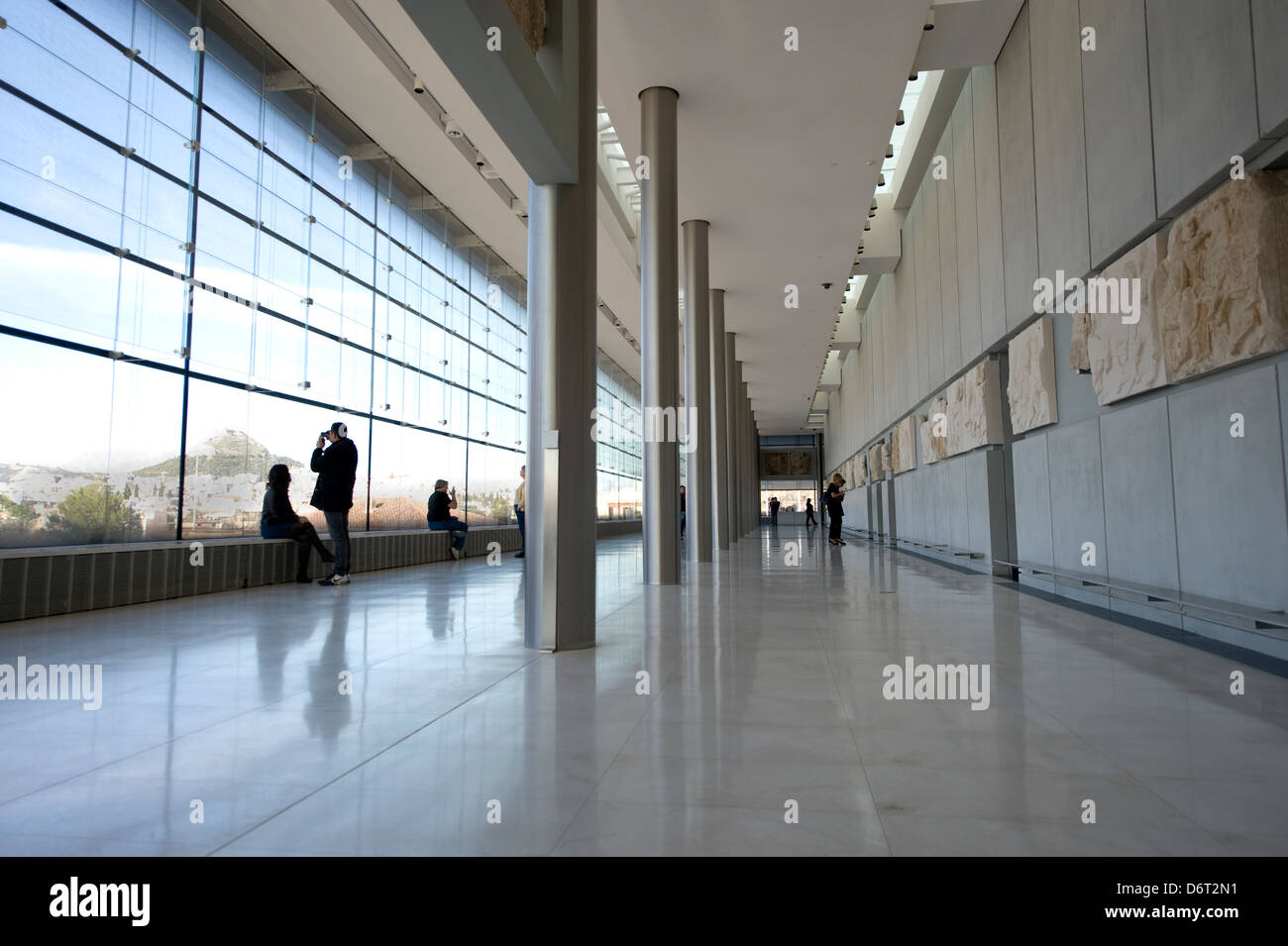 Athens, Greece, March 24, 2013: the Acropolis Museum. Stock Photo