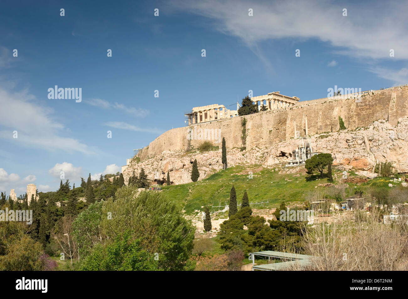 Athens, Greece, March 24, 2013: The Acropolis in Athens, Greece. Stock Photo