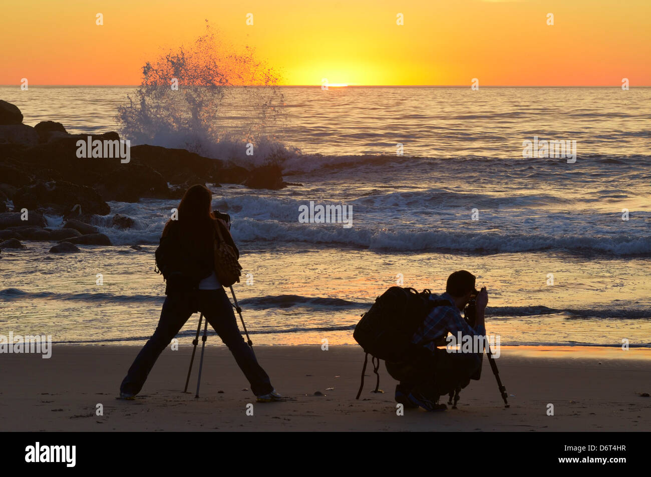 Tripod supported hi-res stock photography and images - Alamy