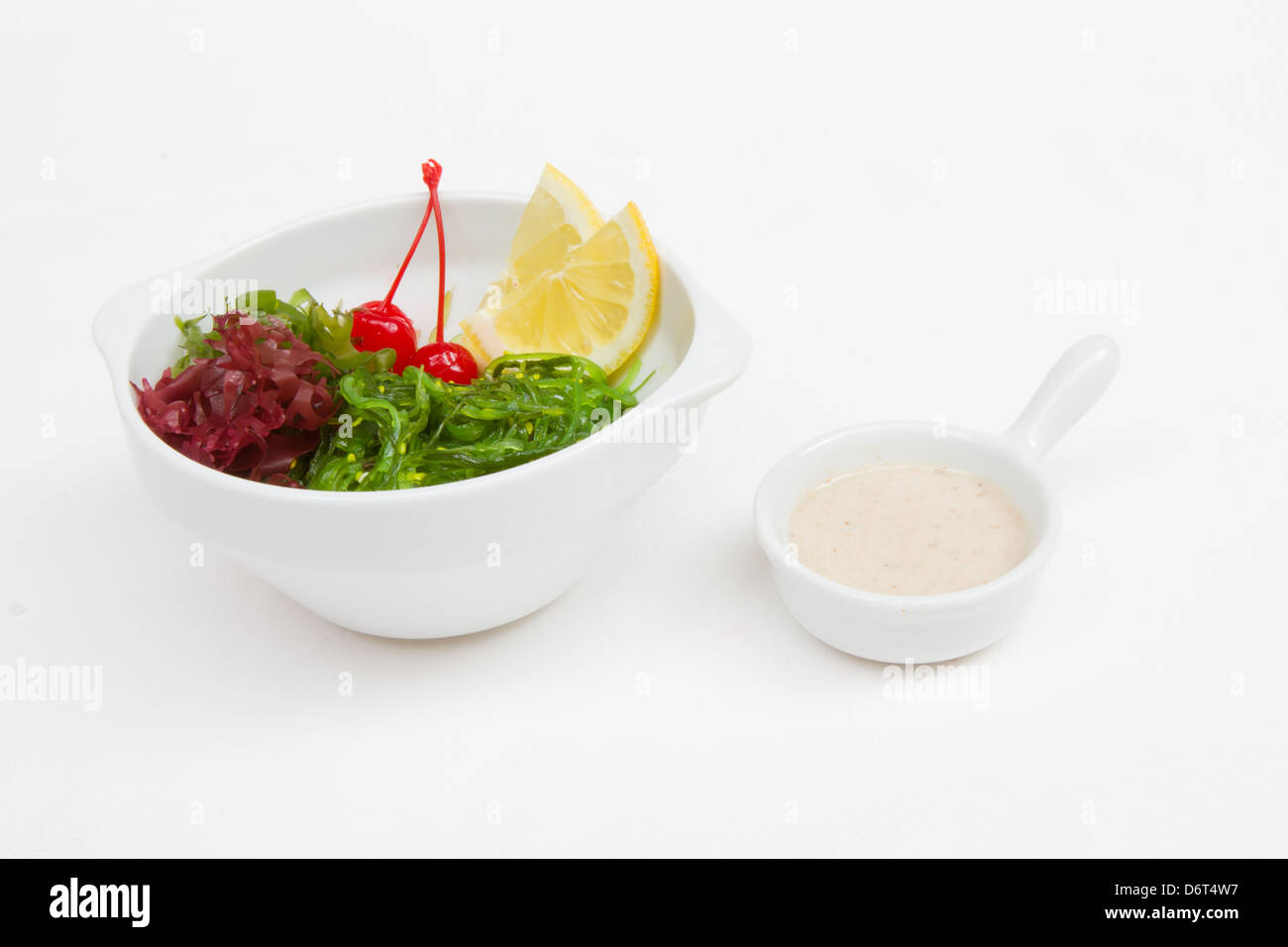 Japanese food isolated on white Stock Photo