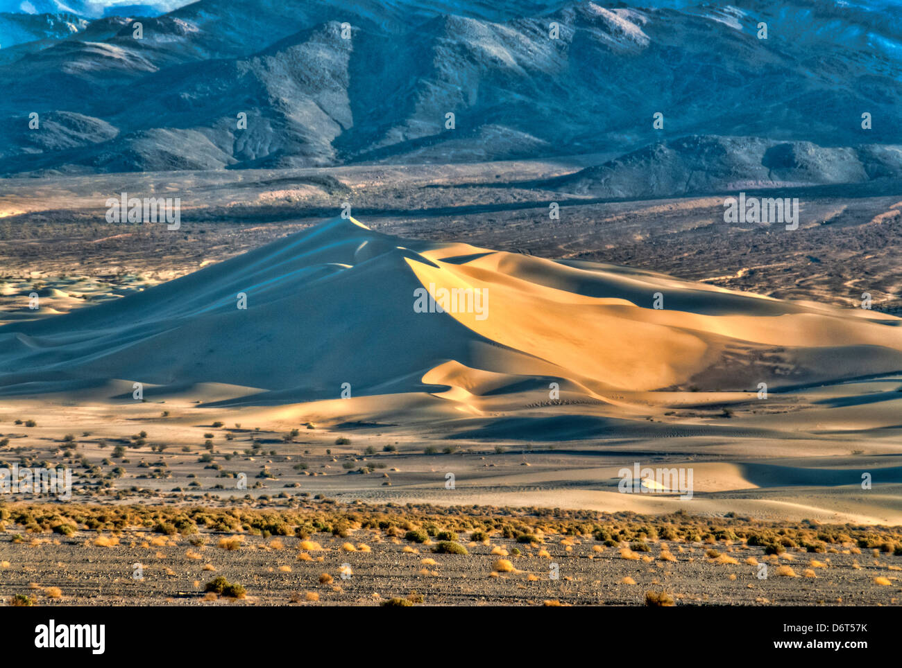 ibex dunes-death valley national park-california Stock Photo