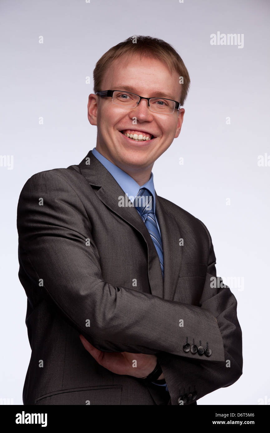 Portrait of a smiling man Stock Photo - Alamy