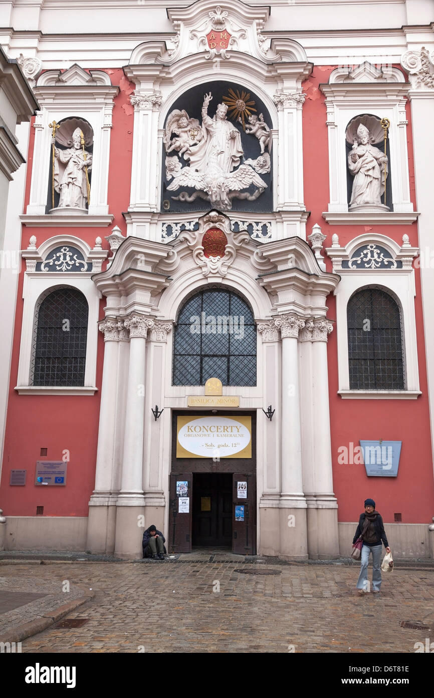 St Stanislaus, the Parish Church, Poznan, Poland Stock Photo