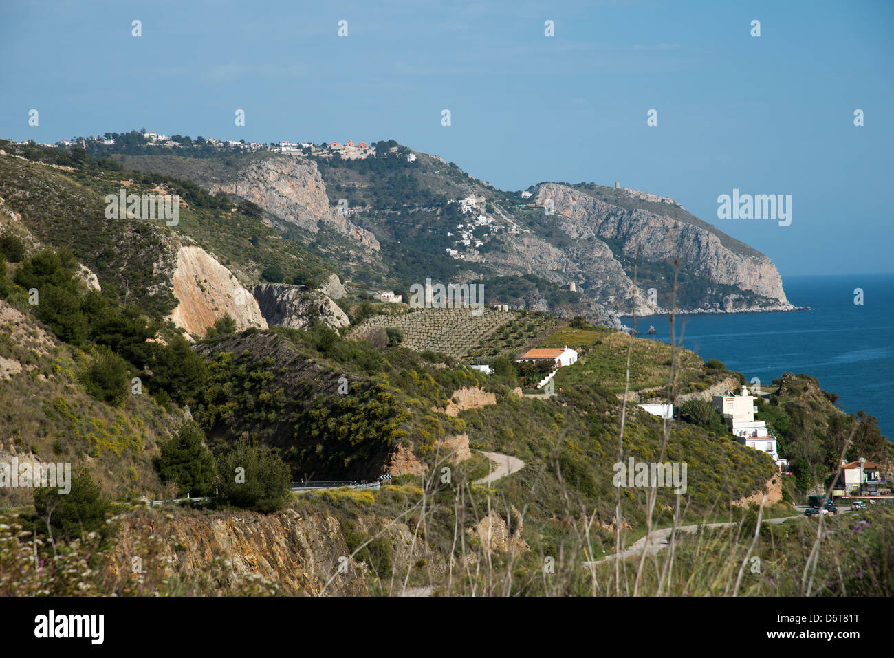 Coastal farming on the Mediterranean southern Spain Stock Photo - Alamy